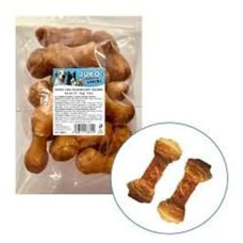 Uzel buvolí obalený kuřecím masem JUKO Snacks 6,5 cm 15ks