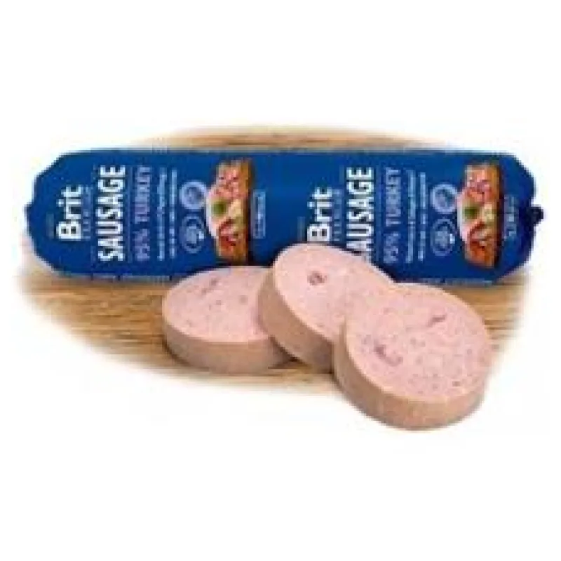 Brit Sausage Turkey New 800 g