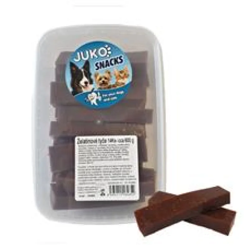 Želatinové tyče JUKO Snacks 600g (14ks)