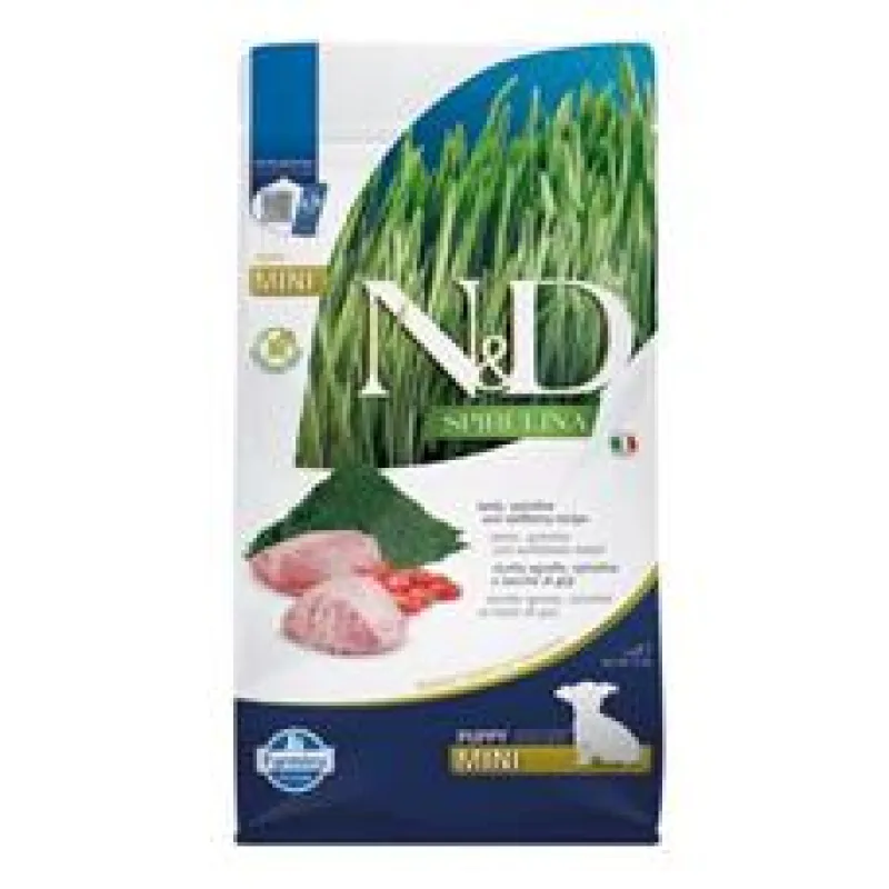 N&D SPIRULINA DOG Puppy Mini Lamb & Wolfberry 2 kg - exp. 9/25 - 1 ks skladem