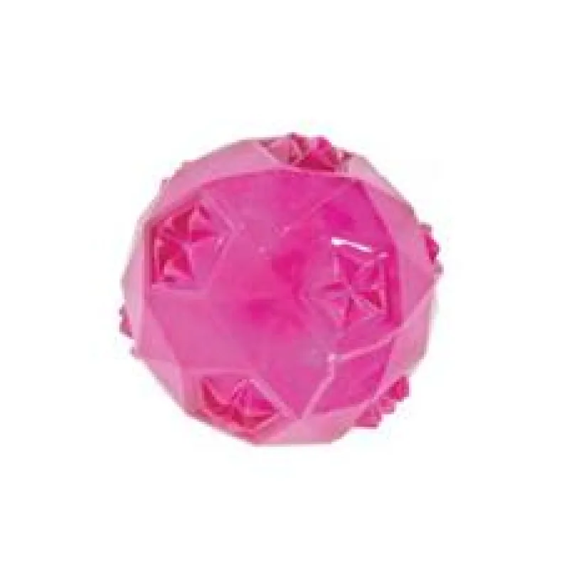Hračka pes míček TPR POP BALL 6cm růžová Zolux 1 ks