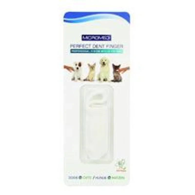 Kartáček zubní MICROMED na prst pes 1 ks