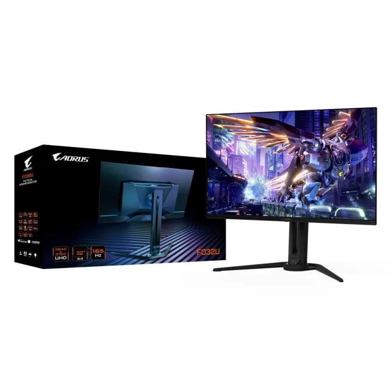 GIGABYTE LCD - 32" Gaming monitor AORUS FO32U, OLED, 3840 x 2160 UHD,…