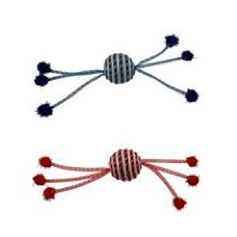 Míček barevný s 6 pásky 20cm