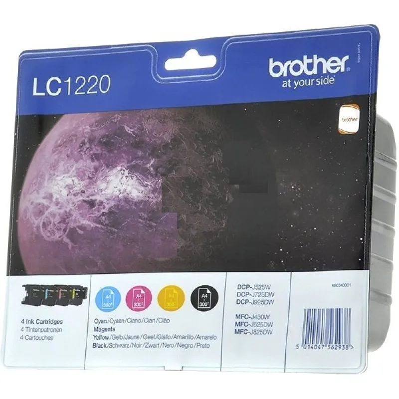 LC-1220VALBP (atrament multipack Bk+CMY) LC1220VALBP