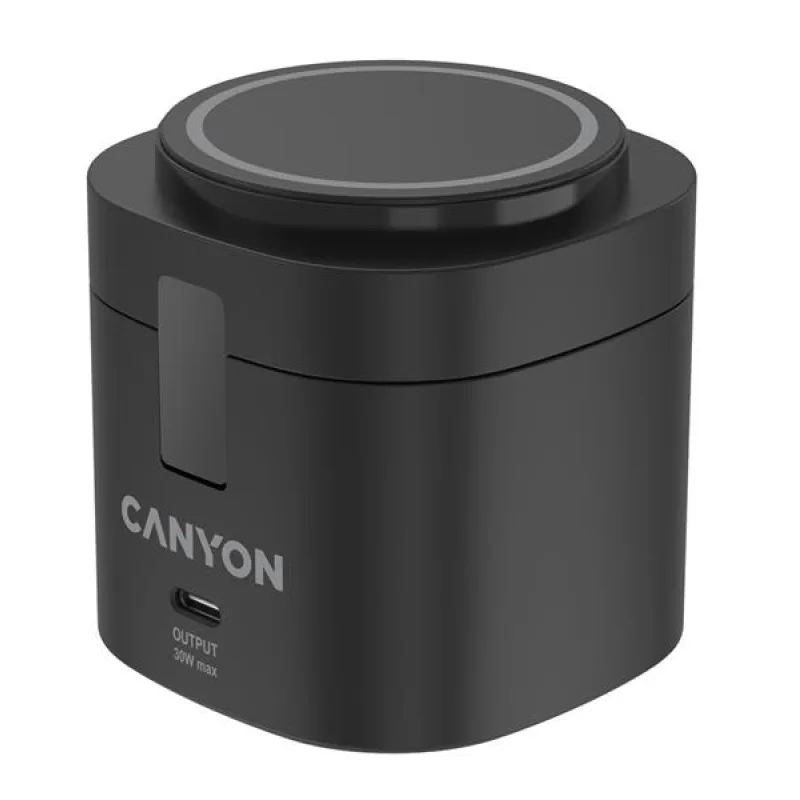 Canyon WS-405, 4v1, bezdrôtová Qi2 nabíjacia stanica pre 4 zariadenia…