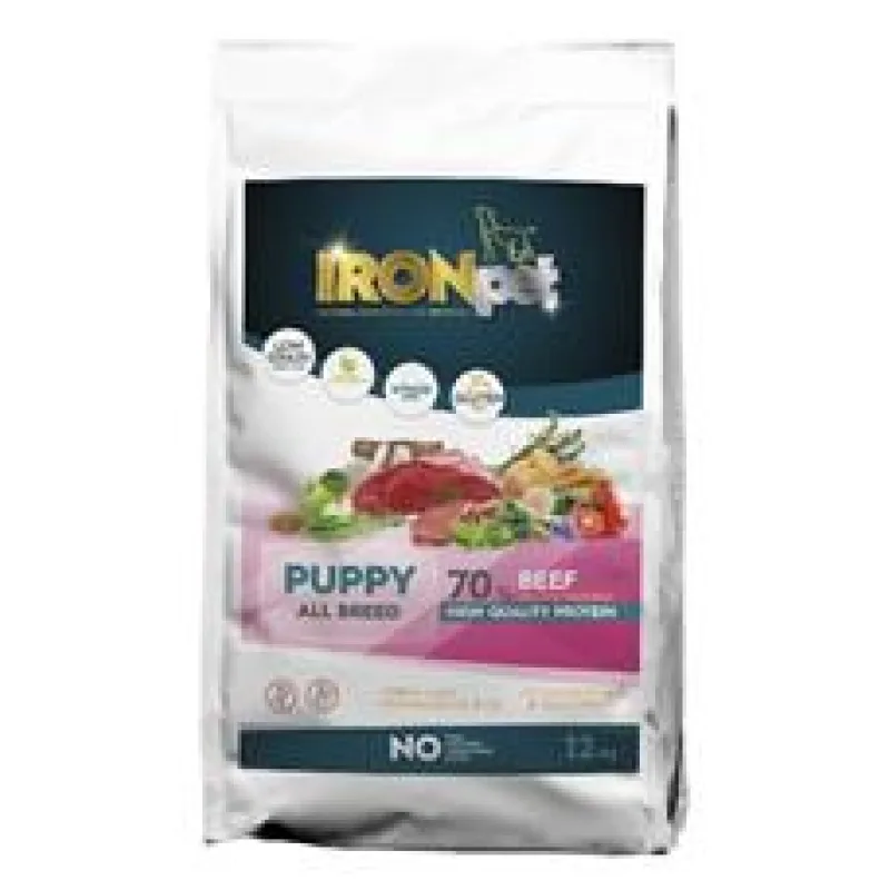 IRONpet Dog Puppy All Breed Beef (Hovězí) 12 kg