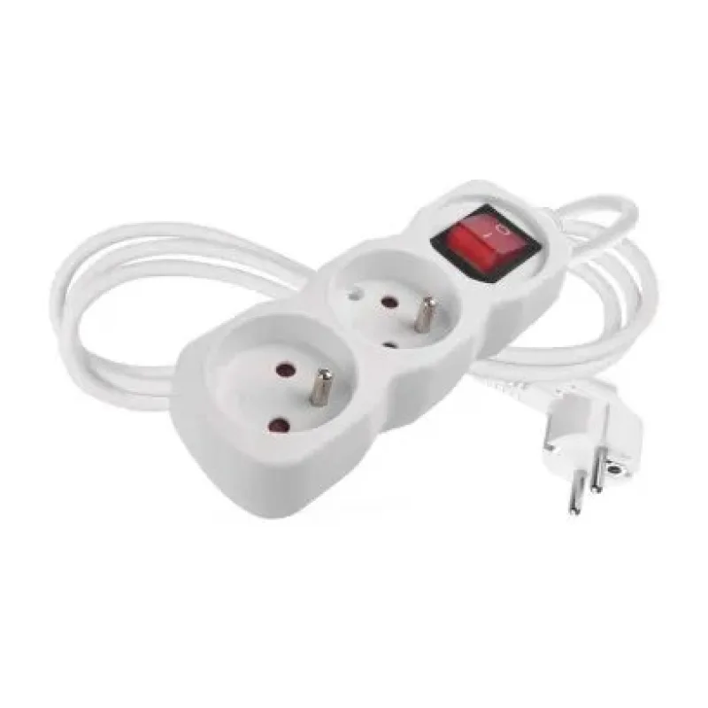 EMOS Predlžovací kábel 16A (2zás. + vypínač) 1,4M P12114