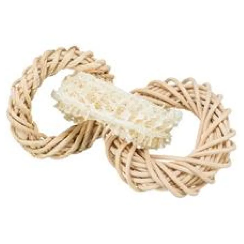 Propojené kroužky pro hlodavce, lufa, ratan, kukuřičný list ø 13 cm