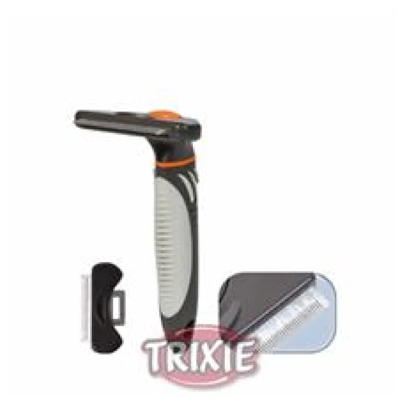 Trimovací hrablo s výměnitelnou hlavou 7x15 cm pro malé psy 1 ks