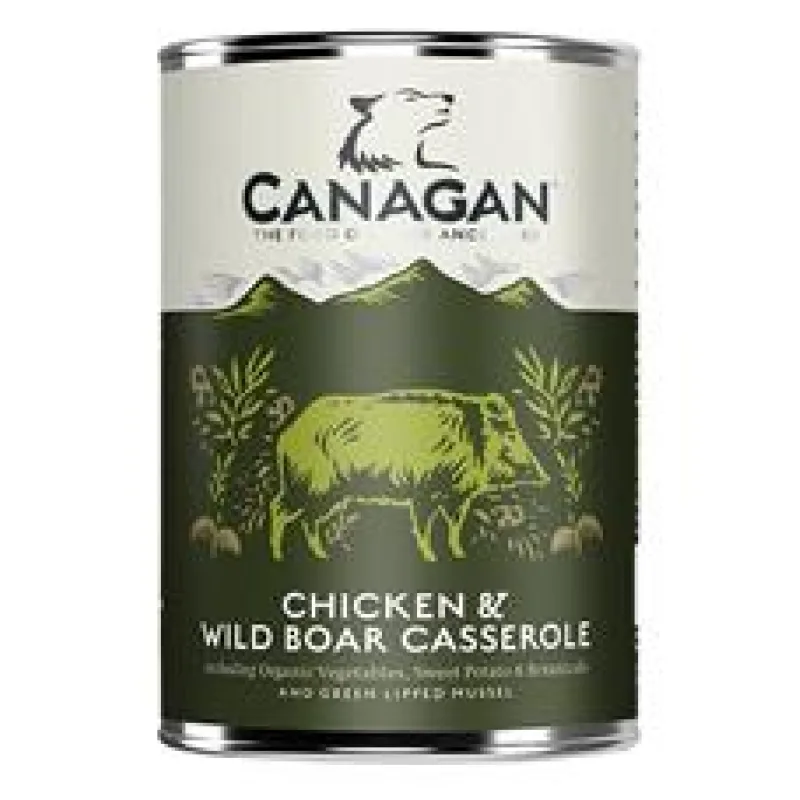 Canagan Dog konz. - Kuře a Divočák 400 g