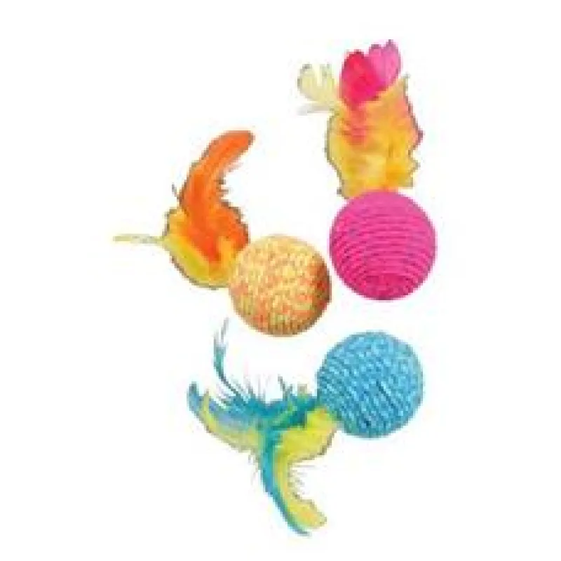 Hračka kočka Elastic Ball mix barev Zolux 1 ks