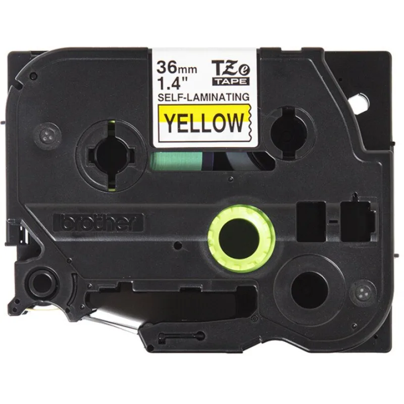 Brother TZE-SL661, žltá/ čierna, 36mm, samolaminovací TZESL661