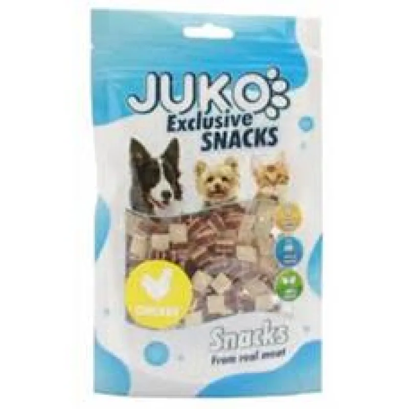 Chicken, Liver & Fish Cubes JUKO Snacks 70g
