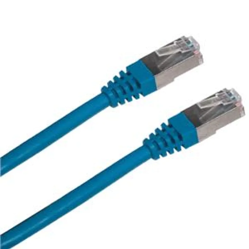 Patch cord FTP cat5e 5M modrý 1643