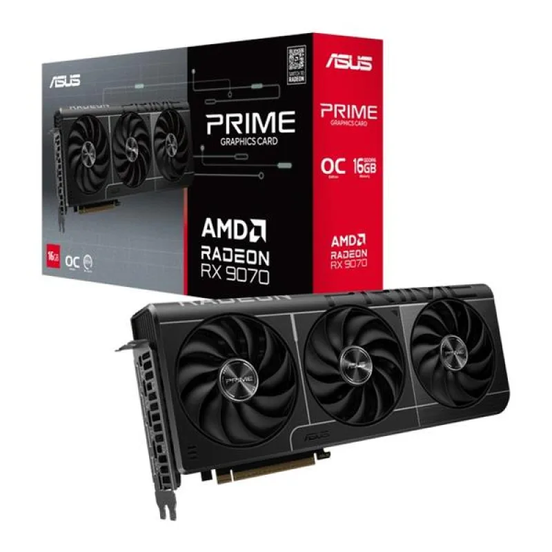 ASUS PRIME RX 9070/ Gaming/ OC/ 16GB/ GDDR6 90YV0LI1-M0NA00