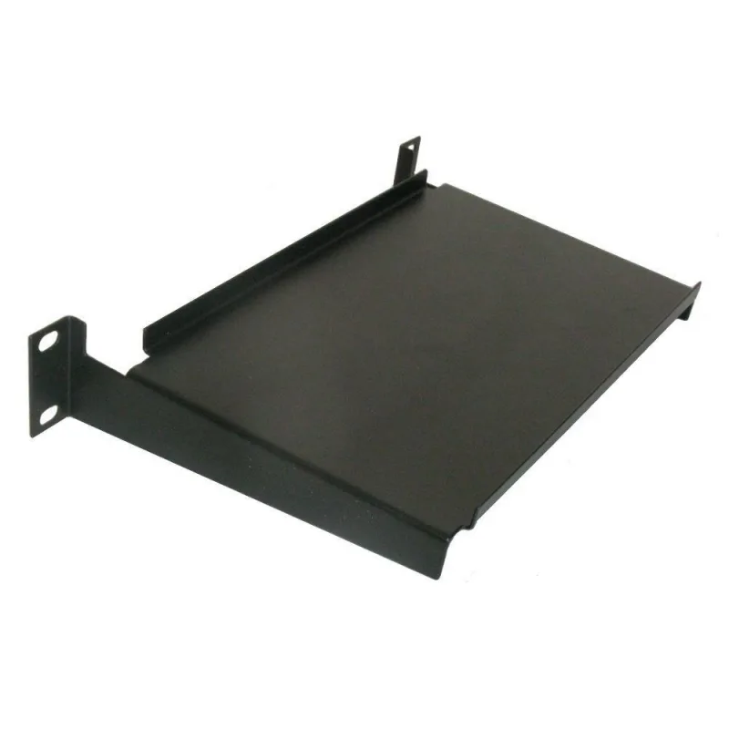 Polica 10", 1U/ 150 mm, čierna CPOLIC1U-10