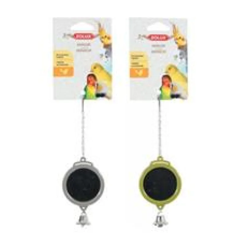 Hračka pro ptáky zrcátko kulaté plast Zolux 1 ks