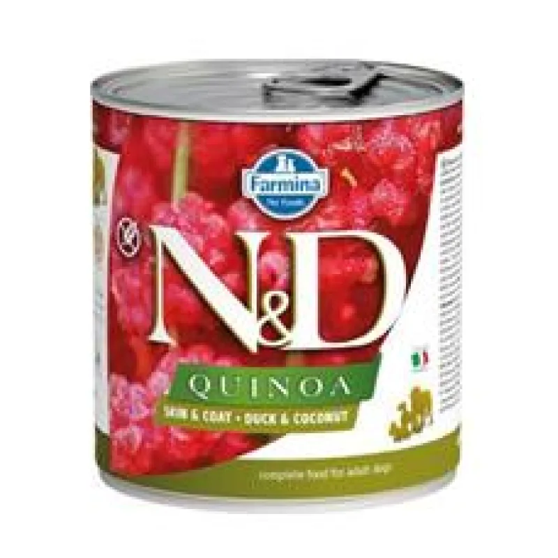 N&D DOG QUINOA Duck & Coconut 285g + 1 ks ZDARMA