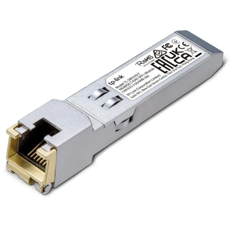 10GBASE-T RJ45 SFP+ Module SPEC: 10Gbps RJ45 Copper Transceiver, Plug and…