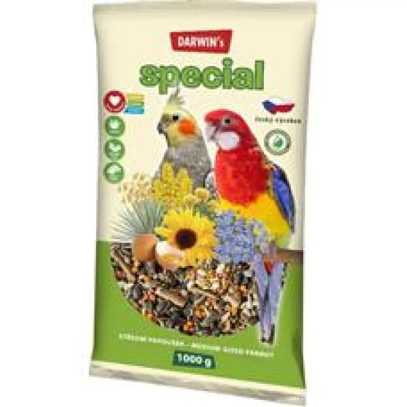 Darwins Speciál střední papoušek 1 kg