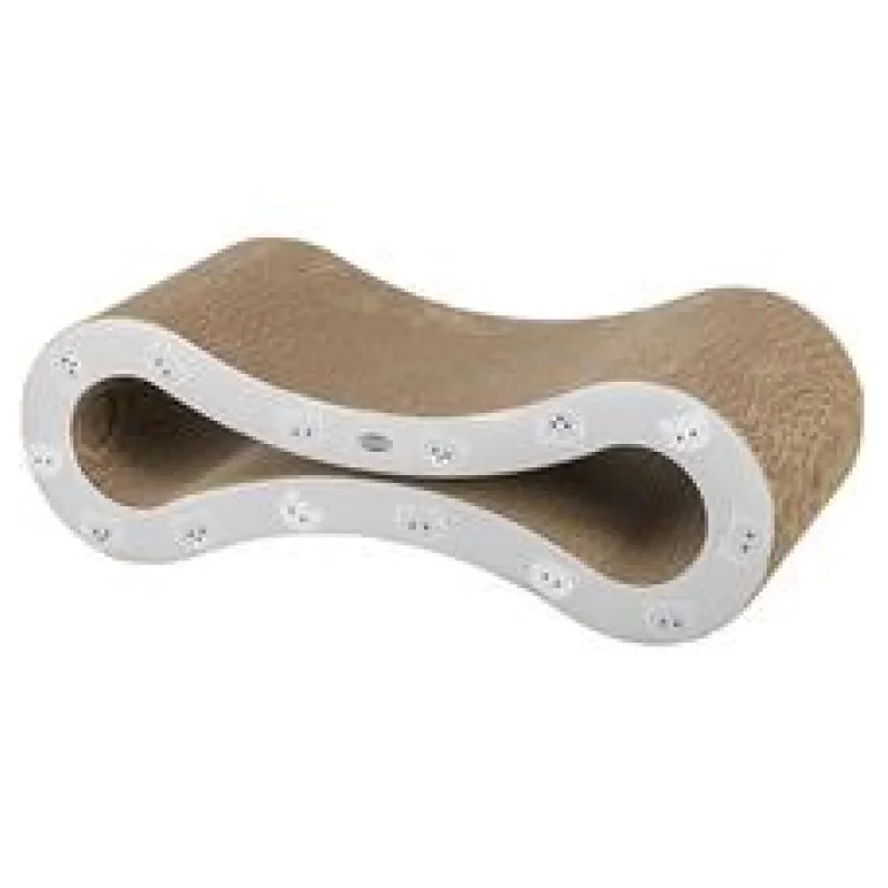 Škrabací vlna MIMI, 48 x 16 x 22 cm, šalvějová/šedá - LIMITOVANÁ NABÍDKA 1 ks