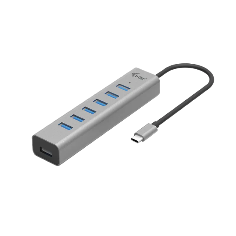 i-tec USB-C Charging Metal HUB 7 Port C31HUBMETAL703
