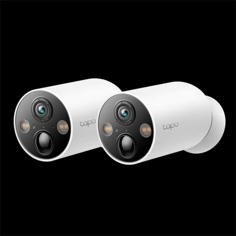 Smart Wire-Free Security Camera, 2-Pack SPEC:2K QHD (2560x1440), 2.4 GHz,…