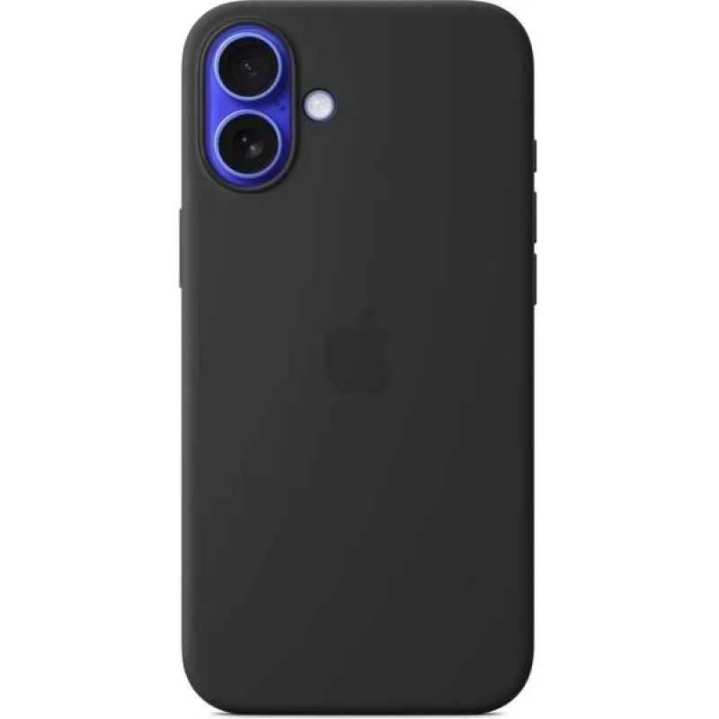 iPhone 16 Plus Silicone Case with MS - Black MYY93ZM/A