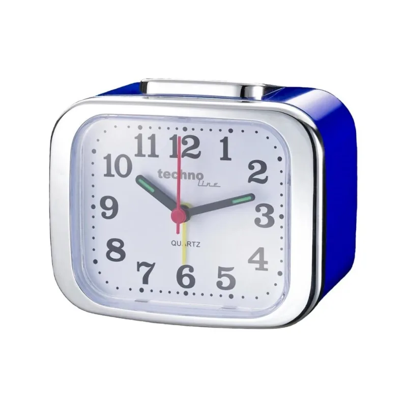TechnoLine Modell XL analogový budík, modrý Modell XL blue