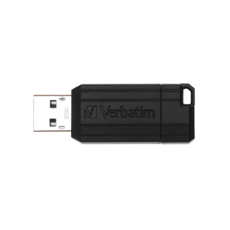 VERBATIM Flash disk 16 GB Store "n" Go PinStripe, čierny 49063