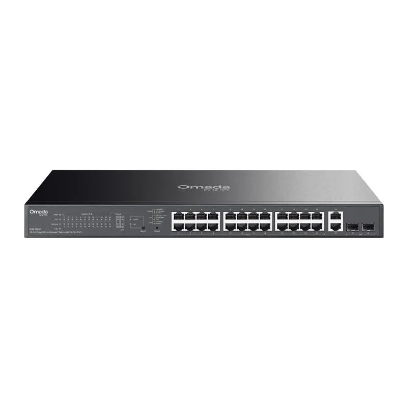 TP-Link OMADA switch ES228GP (26xGbE, 2xSFP, 24xPoE+, 250W) ES228GP