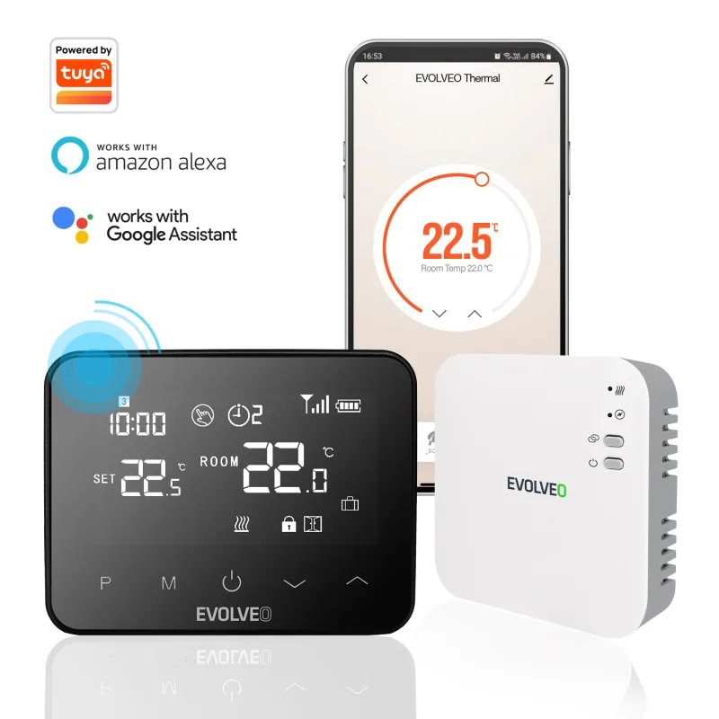 EVOLVEO Thermal, šikovný bezdrôtový programovateľný termostat THERMAL