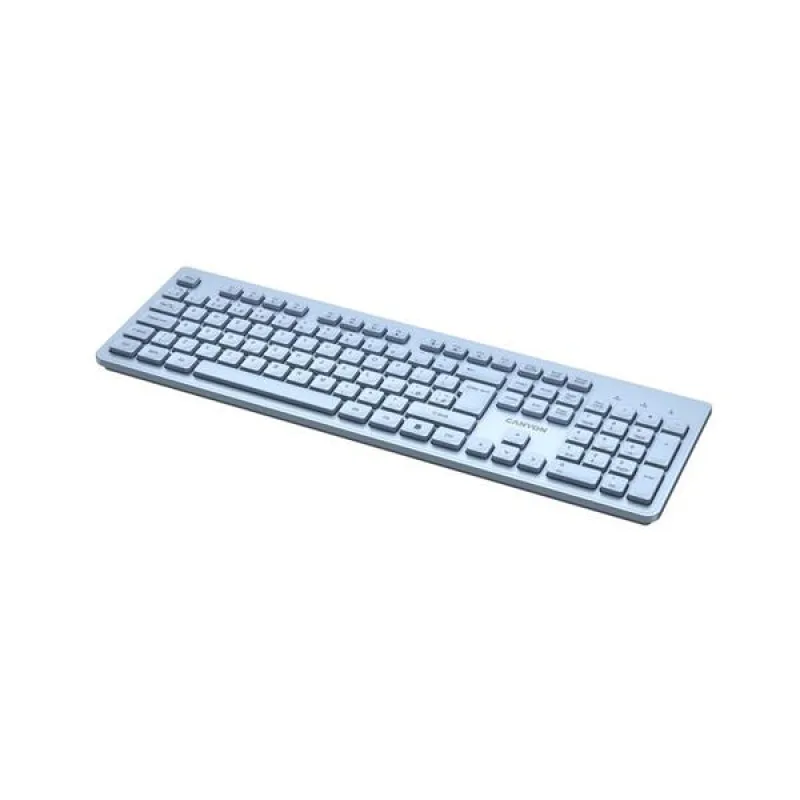 Canyon HKB-W01 bezdrôtová klávesnica, 104 kláves, tichá, štíhla, SK/CZ,…