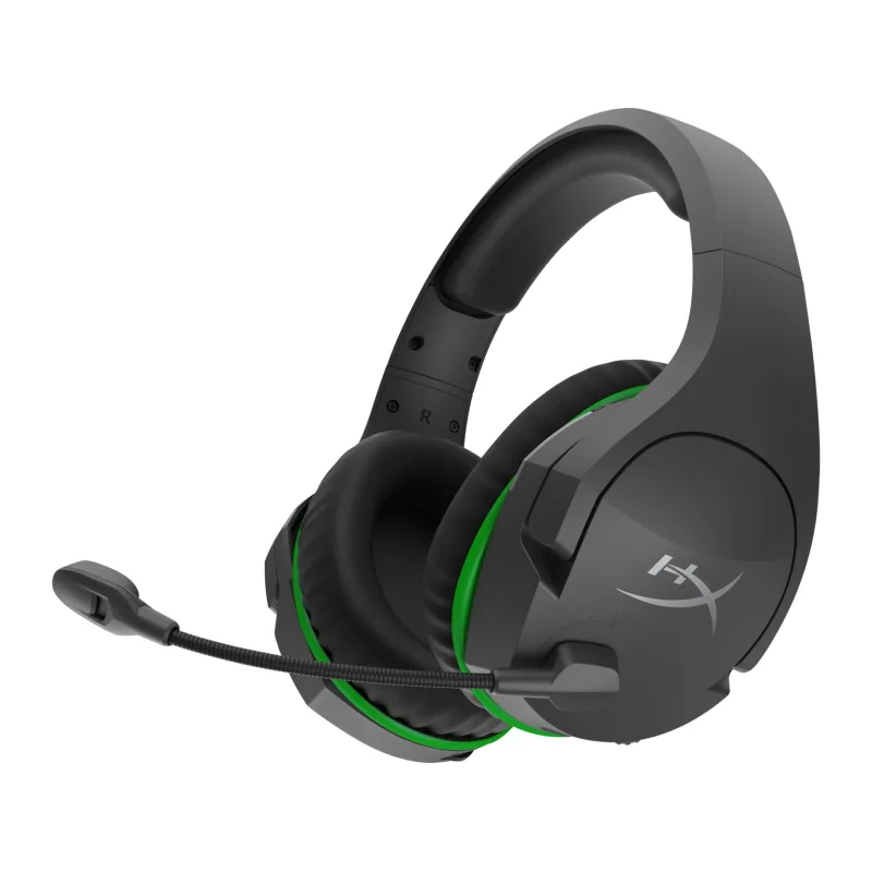HyperX CloudX Stinger Core/ Stereo/ ANC/ BT/ Bezdrať/ Šedá-zelená 4P5J0AA