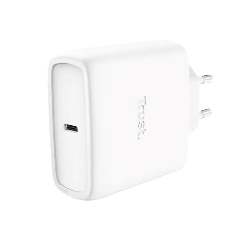 TRUST GaN Nabíječka MAXO 65W, USB-C, bílá 25524