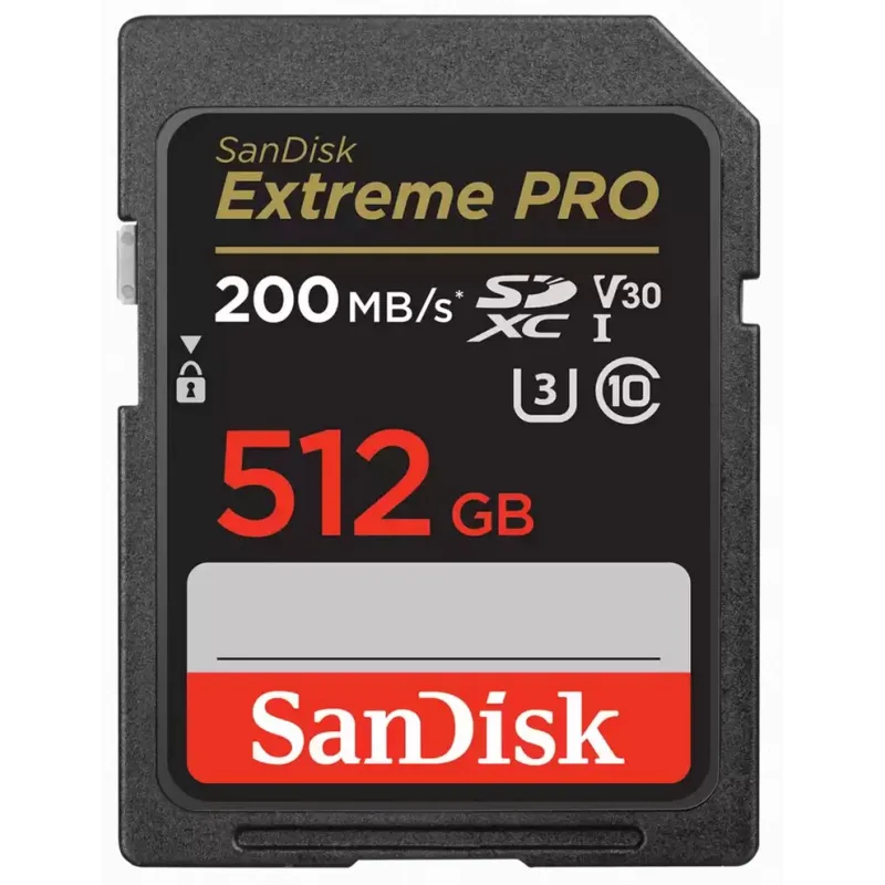 SanDisk Extreme PRO 512GB SD card SDSDXXD-512G-GN4IN