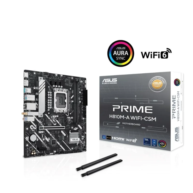 ASUS MB Sc LGA1851 PRIME H810M-A WIFI, 2xDDR5, 1xDP, 1xHDMI, WiFi, …