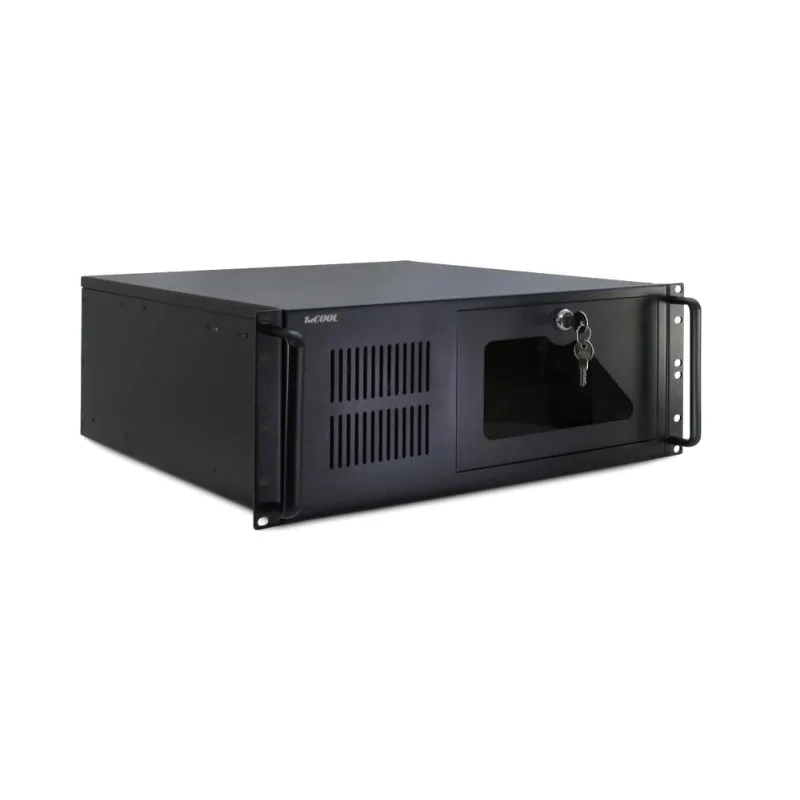 serverová skriňa 1stCOOL IPC 4U-450, 19" Rack Black, bez zdroja…