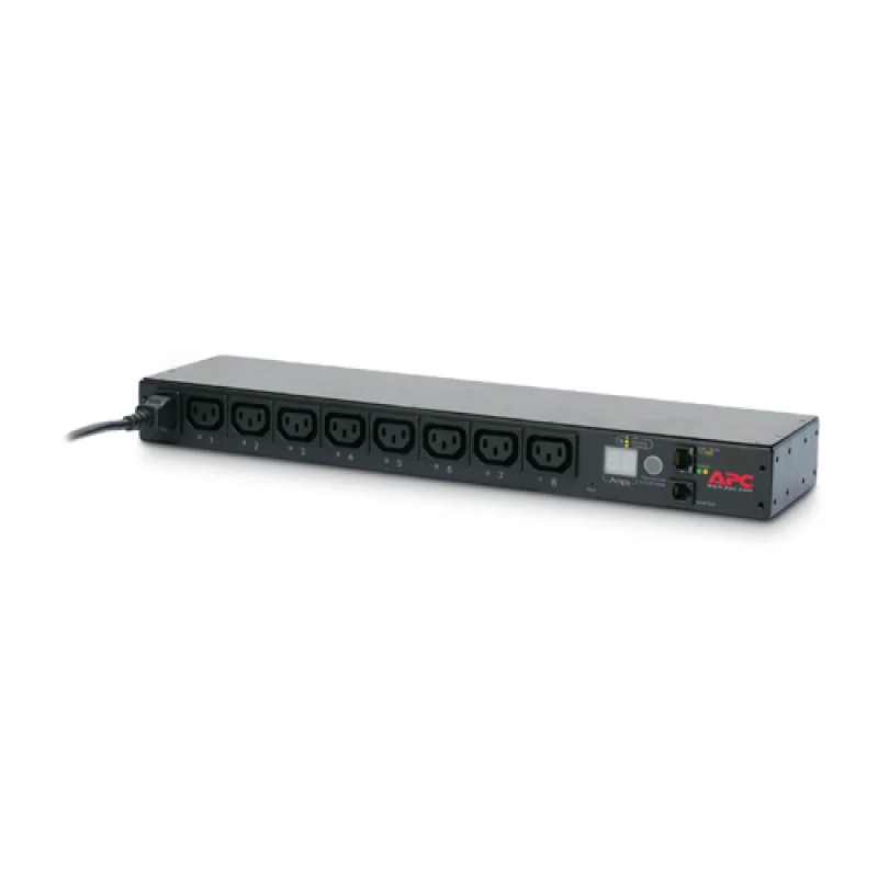 APC Rack PDU, prepínaná, 1U, 12A/ 208V, 10A/ 230V, (8)C13, IEC-320…