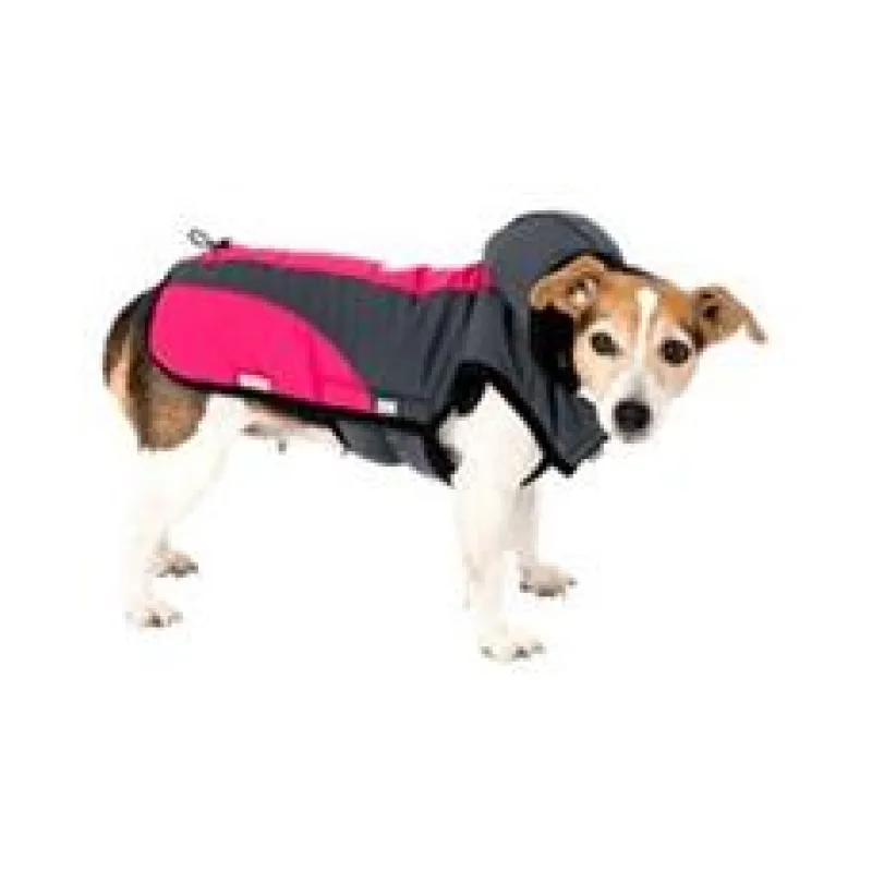 Obleček - Vesta"Sněženka LUX"šedo-malinová zateplená 55 cm