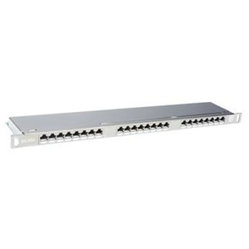 19" patch panel Solarix 24xRJ45 CAT6 STP s vyväzovacou lištou 0, 5U…