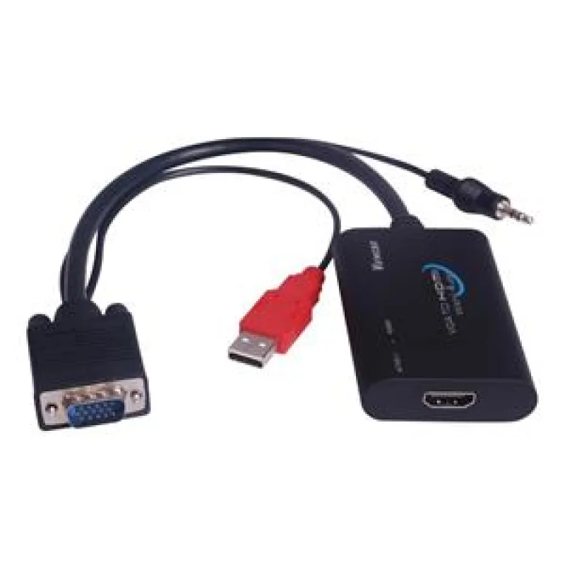 PremiumCord konvertor VGA+audio na HDMI KHCON-04