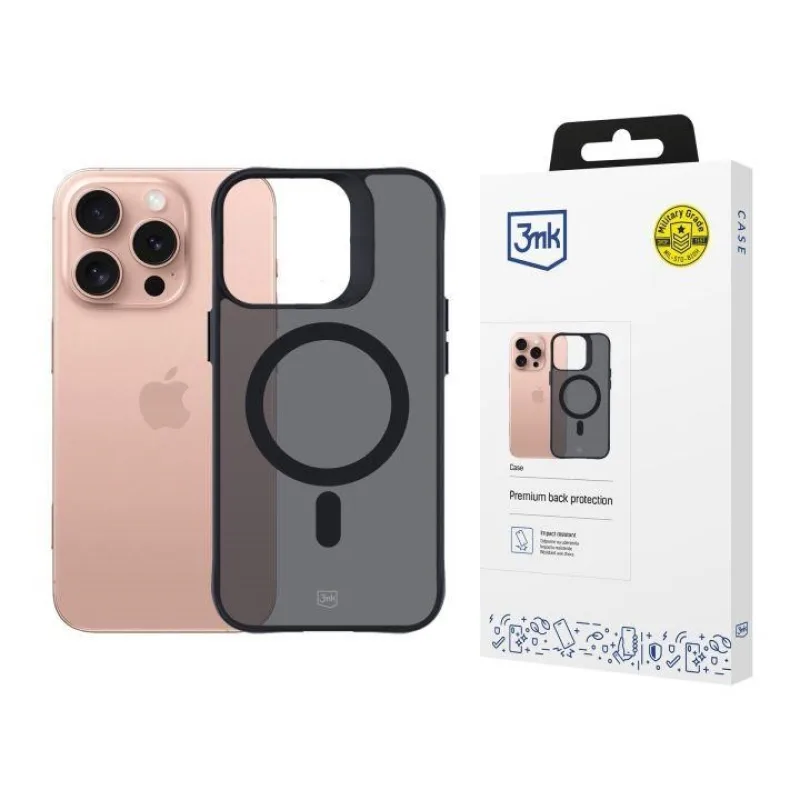 3mk ochranný kryt Smoke MagCase pro Apple iPhone 16 Pro 5903108586672