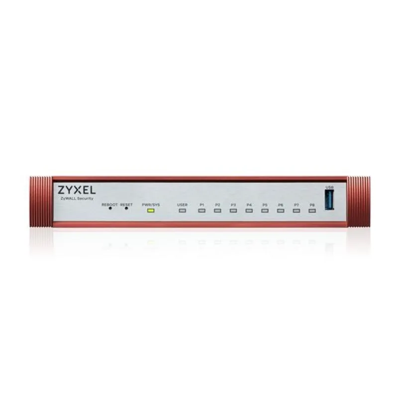 Zyxel USG FLEX 100HP, 7 Gigabit user-definable ports, 1*1G PoE+, 1*USB…