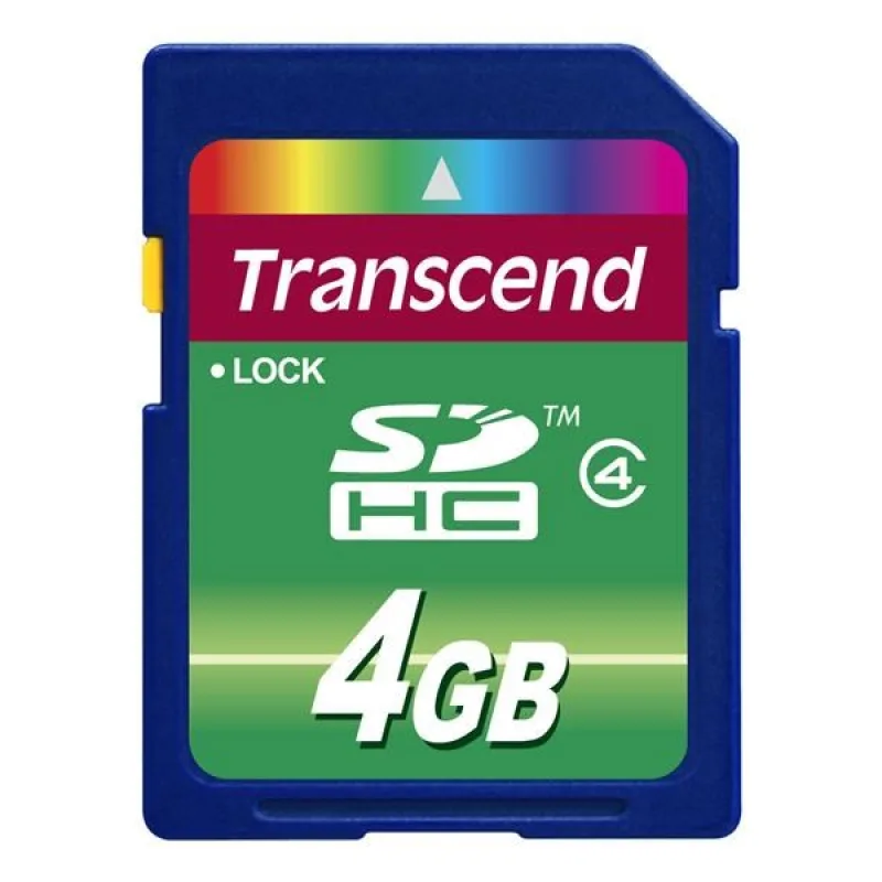 Karta TRANSCEND SDHC 4 GB triedy 4 TS4GSDHC4