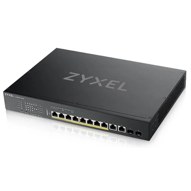 Zyxel XS1930-12HP 8-portový multi-gigabitový inteligentný riadený PoE…