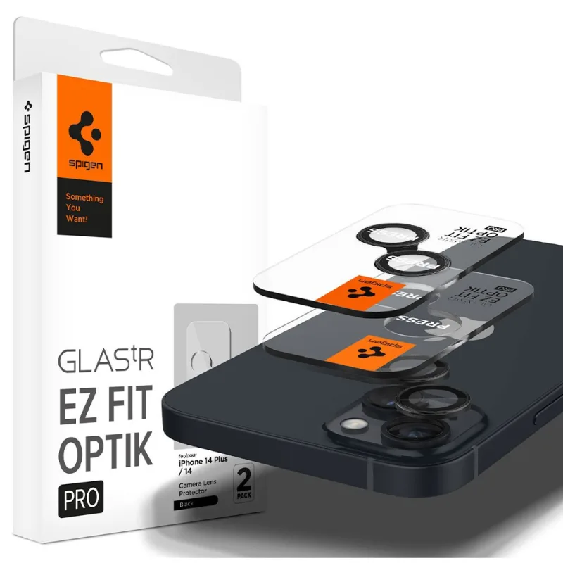 Spigen Optik Pro Lens Protector pre iPhone 14/14 Plus - Black AGL05213