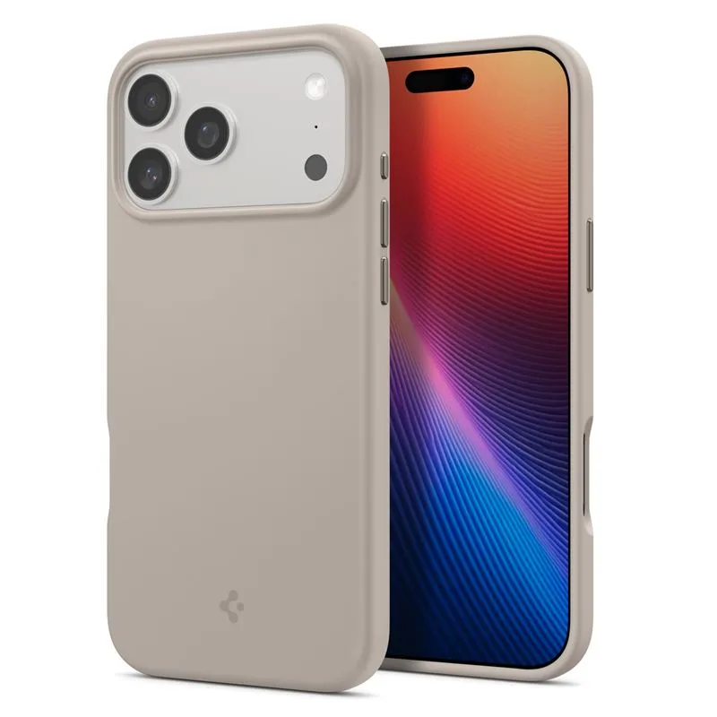 Spigen kryt Silicone Fit Magsafe pre iPhone 17 Pro Max - Stone ACS10272