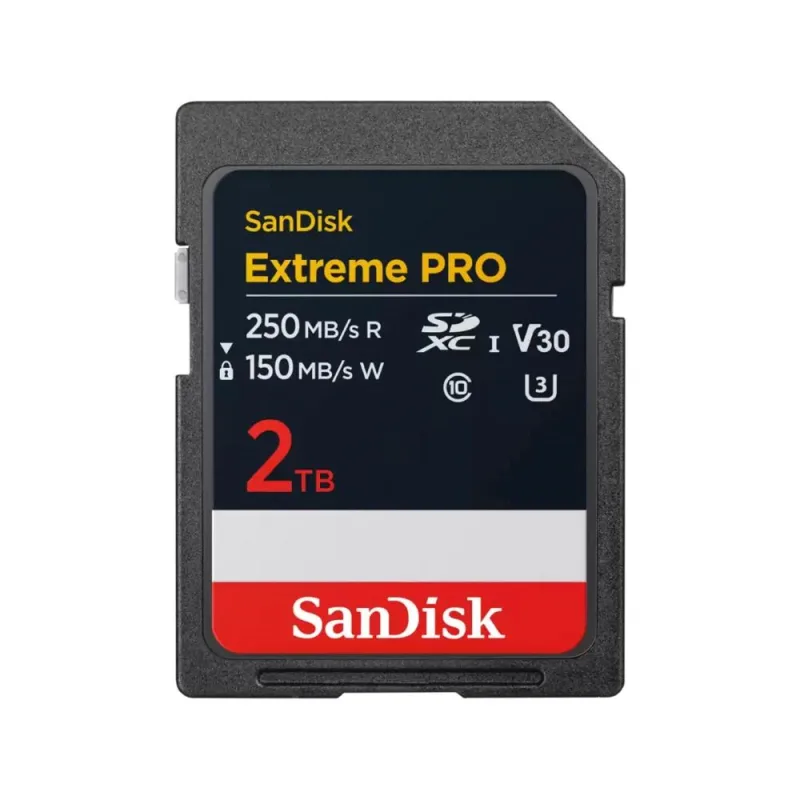 SanDisk SDXC karta 2TB Extreme PRO (250 MB/ s Class 10, UHS-I U3 V30)…